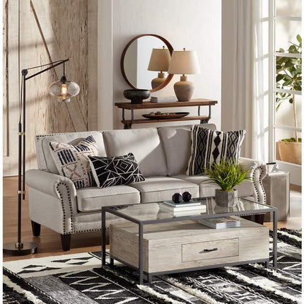 Ollo 18" High Gray Concrete End Table