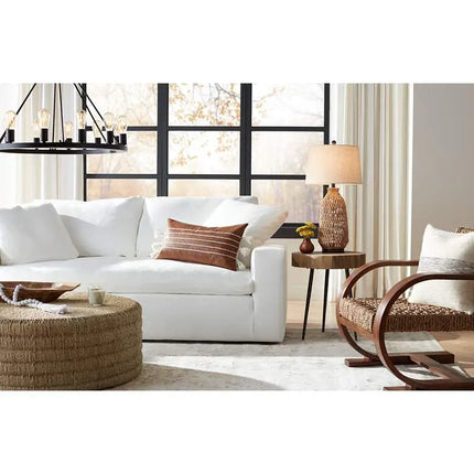 360 Lighting San Carlos 29" Rattan Wicker Table Lamps Set of 2 360 Lightning