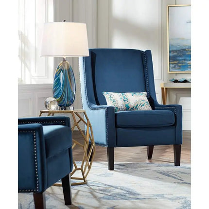 Visions III Elements Blue 20" x 12" Indoor-Outdoor Pillow Vision