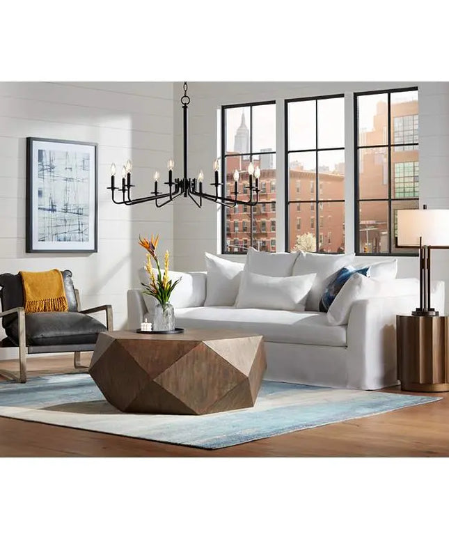 Isla Blue Multi-Color 20" Square Throw Pillow Vision