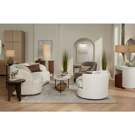 360 Lighting Emma 21" High Textured Ceramic Mid-Century Table Lamp 360 Lightning