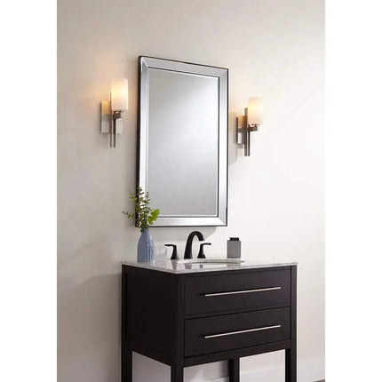 Possini Euro Ludlow 14" High Brushed Nickel Wall Sconce Set of 2