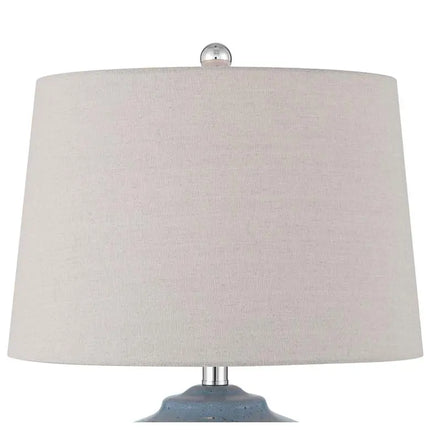 360 Lighting Aegean 28" High Coastal Blue Ceramic Table Lamp Set of 2 360 Lightning