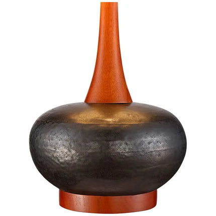 360 Lighting Andi 24 1/2" Brown Gourd Modern Ceramic Lamps Set of 2 360 Lightning