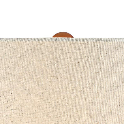 360 Lighting Andi 24 1/2" Wood and Ceramic Mid-Century Modern Lamp