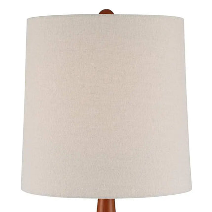 360 Lighting Andi 25" Modern Wood and Green Ceramic Table Lamp 360 Lightning