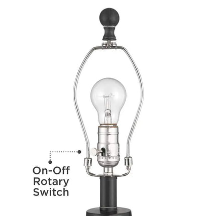 360 Lighting Benito 23 1/2" High Diamond Pattern Jar Table Lamp 360 Lightning