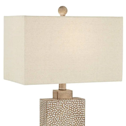 360 Lighting Caldwell 26 3/4" Hammered Base Table Lamps Set of 2 360 Lightning