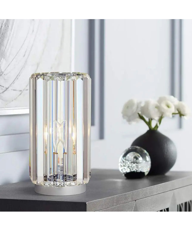 360 Lighting Caledan 10 1/2" High Crystal Accent Table Lamp 360 Lightning
