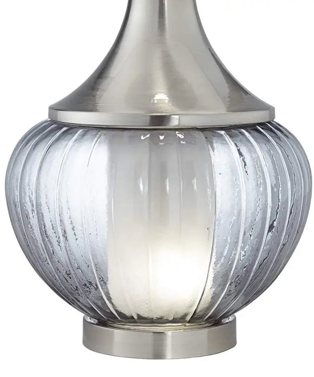 360 Lighting Courtney 28 1/2" Glass Night Light Table Lamps Set of 2 360 Lightning