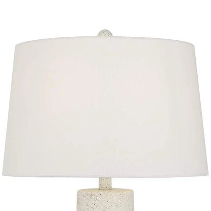 360 Lighting Jaime 27 1/2" Faux White Sandstone Table Lamps Set of 2 360 Lightning