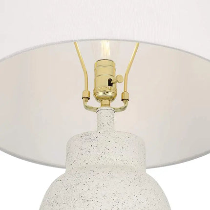 360 Lighting Jaime 27 1/2" Faux White Sandstone Table Lamps Set of 2 360 Lightning