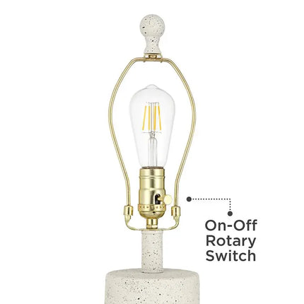 360 Lighting Jaime 27 1/2" Faux White Sandstone Table Lamps Set of 2 360 Lightning