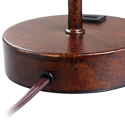 360 Lighting Justin 18 1/4" High Bronze USB Table Lamps Set of 2 360 Lightning