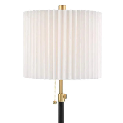 360 Lighting Lenore Adjustable Height Black and Gold USB Lamps Set of 2 360 Lightning