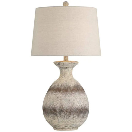 360 Lighting Lorraine 27" High Beige Terracotta Table Lamp 360 Lightning
