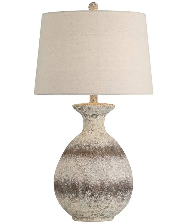 360 Lighting Lorraine 27" High Beige Terracotta Table Lamp 360 Lightning