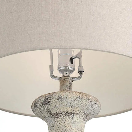 360 Lighting Lorraine 27" High Beige Terracotta Table Lamp 360 Lightning