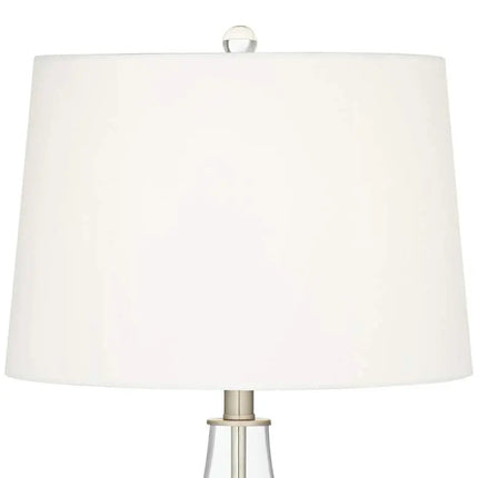 360 Lighting Marnie 27 3/4" Blue Art Glass Table Lamps Set of 2 360 Lightning