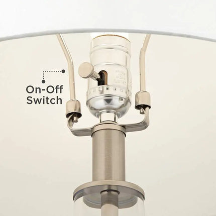 360 Lighting Marnie 27 3/4" Blue Art Glass Table Lamps Set of 2 360 Lightning