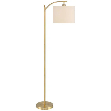 360 Lighting Rayna 61 1/2" High Warm Gold Downbridge Floor Lamp 360 Lightning