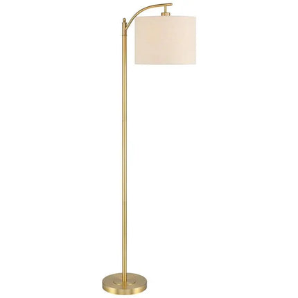 360 Lighting Rayna 61 1/2" High Warm Gold Downbridge Floor Lamp 360 Lightning