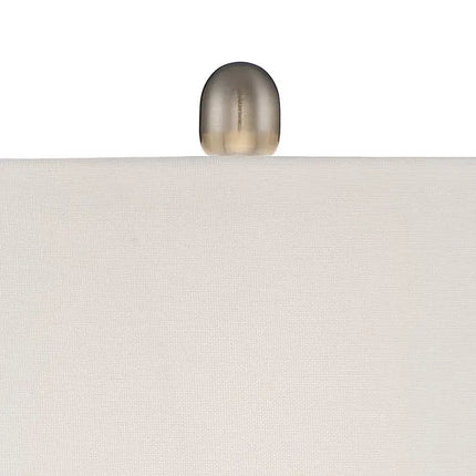 360 Lighting Roxie 31" High Brushed Nickel Metal Table Lamps Set of 2 360 Lightning