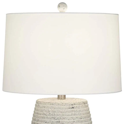 360 Lighting Sandstone 23" Handcrafted Modern Ceramic Table Lamp 360 Lightning