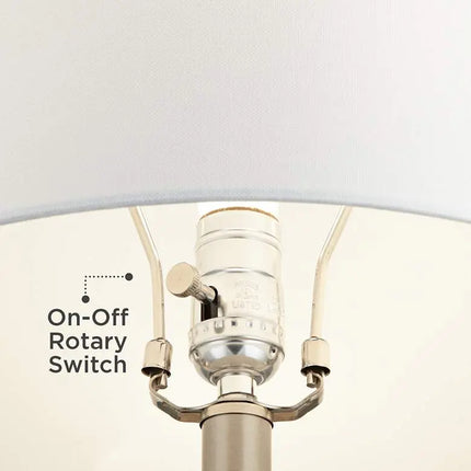 360 Lighting Sandstone 23" Handcrafted Modern Ceramic Table Lamp 360 Lightning