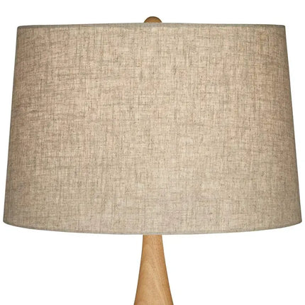 360 Lighting Sevilla 29" Modern Ribbed Gourd Green Ceramic Table Lamp 360 Lightning