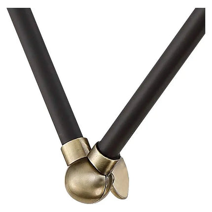 360 Lighting Wray Black and Antique Brass Plug-In Wall Lamps Set of 2 360 Lighting