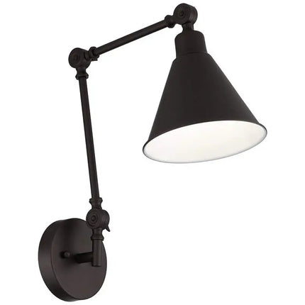 360 Lighting Wray Bronze Metal Finish Hardwire Wall Lamps Set of 2