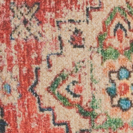 57 Grand Rust Persian Medallion 24"x14" Throw Pillow Vision