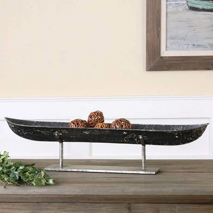 Aged Iron 30 1/4" Wide Riverboat Sculpture by Uttermost Vienna Full Spectrum