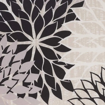 Aloha Black White 20" Square Indoor/Outdoor Throw Pillow Vision