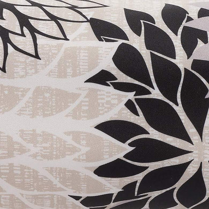 Aloha Black White 20" x 6" Indoor/Outdoor Bolster Pillow Vision