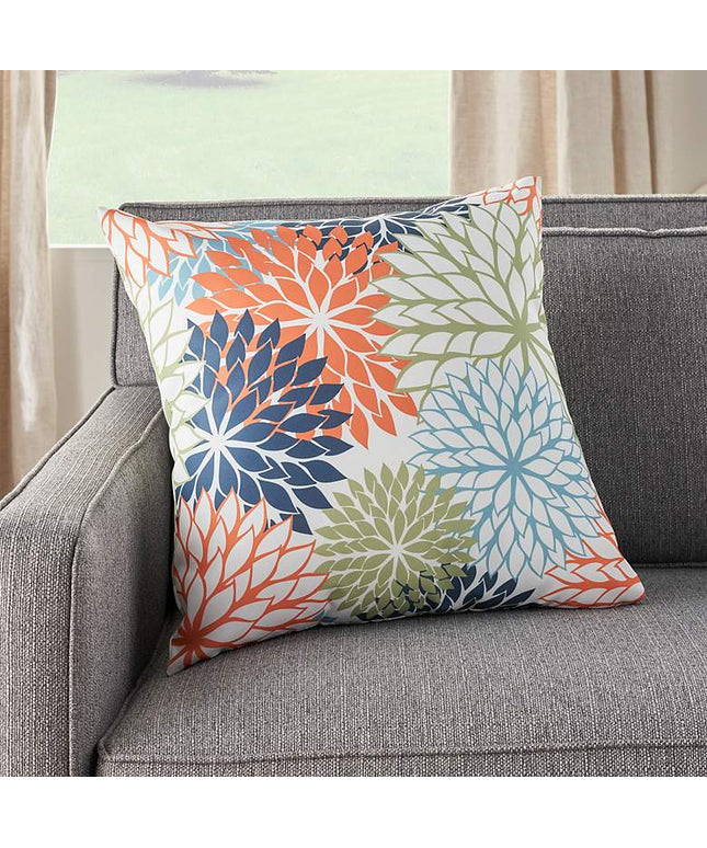 Aloha Multi-Color 20" Square Indoor/Outdoor Throw Pillow