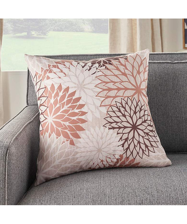 Aloha Natural Brown 20" Square Indoor/Outdoor Throw Pillow Vision