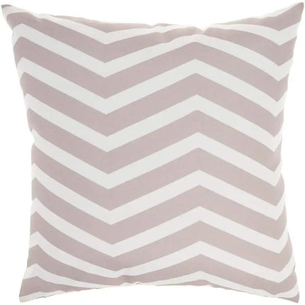 Aloha Natural Brown 20" Square Indoor/Outdoor Throw Pillow Vision