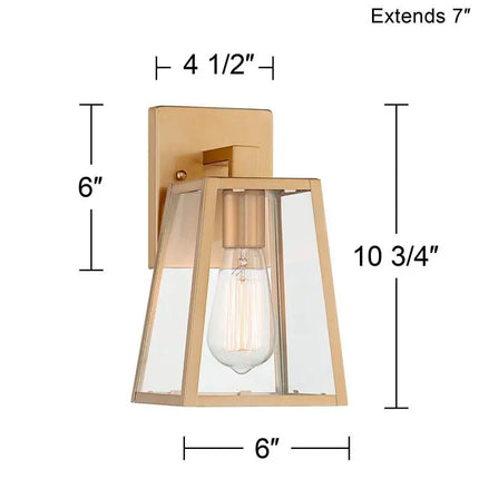 Arrington 10 3/4" High Soft Gold Wall Sconce Set of 2 John Timberland