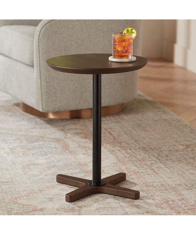 Bailey 15 1/4" Wide Walnut Standing Table