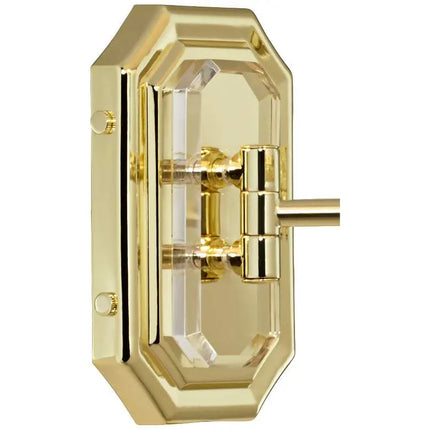 Barnes and Ivy Fredericks Traditional Brass Plug-In Wall Lamps Set of 2 Barnes and Ivy