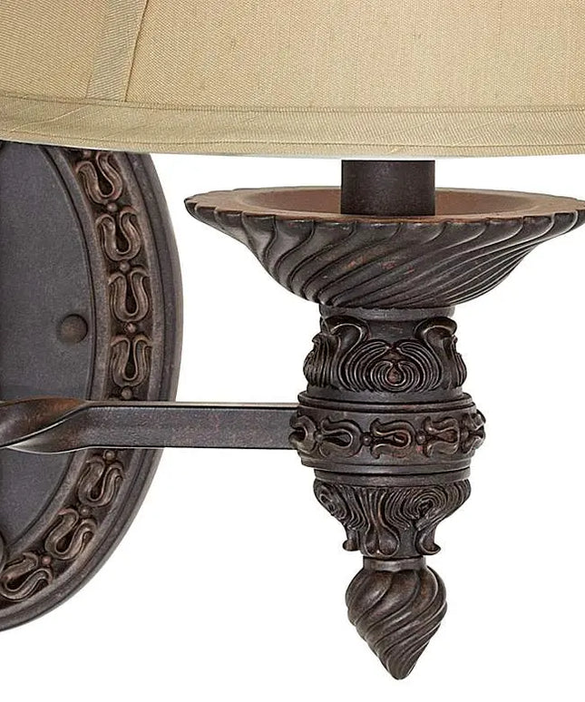 Barnes and Ivy Godia Bronze Plug-In Swing Arm Wall Lamps Set of 2 Barnes and Ivy