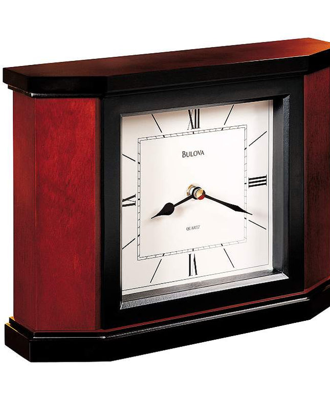 Bulova Morrigon 10" Wide Mantel Clock Clock