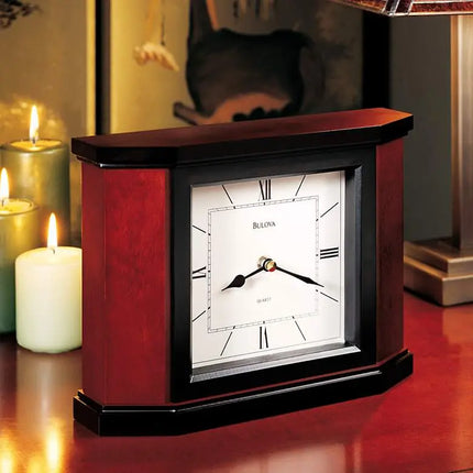 Bulova Morrigon 10" Wide Mantel Clock Clock