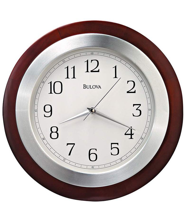 Bulova Reedham Wood Wall Clock Clock
