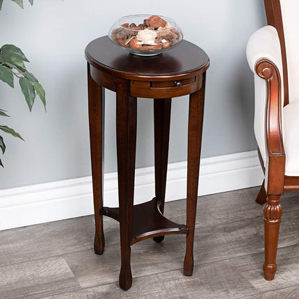 Butler Masterpiece 15" Wide Cherry Veneered Hardwood Accent Table