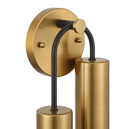 Celine 16" High Warm Gold 2-Light Wall Sconce Set of 2 360 Lighting