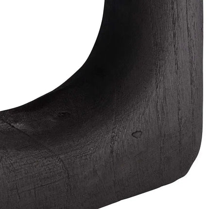 Dahlia Studios Amaranth 15 3/4" High Black Wood Modern Decorative Vase Dahlia Studios