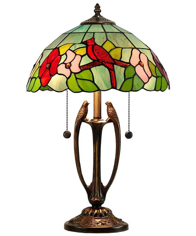 Dale Tiffany Benezia Birds Antique Bronze Table Lamp Dale Tiffany